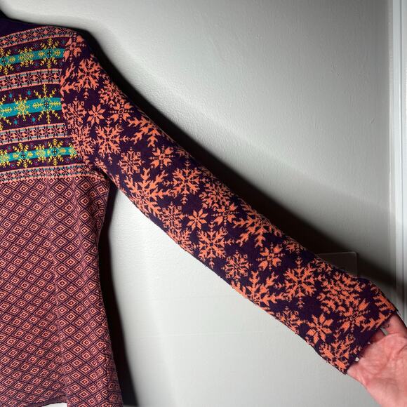 Neve Julia Ski Sweater Base Layer Women's M 1/4 Zip Pullover Merino Wool Blend - Picture 5 of 10